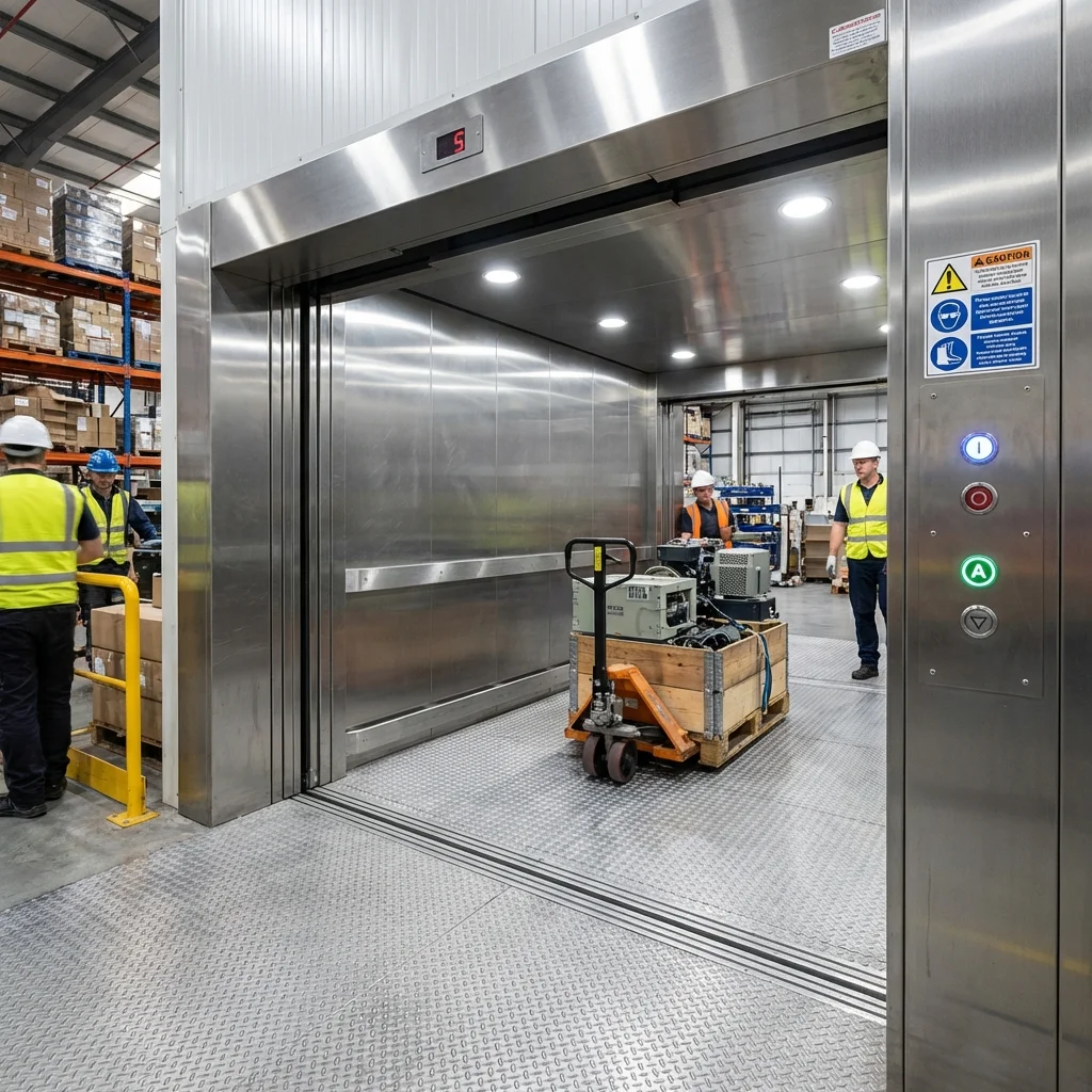 İstanbul endüstriyel tesis yük asansörü